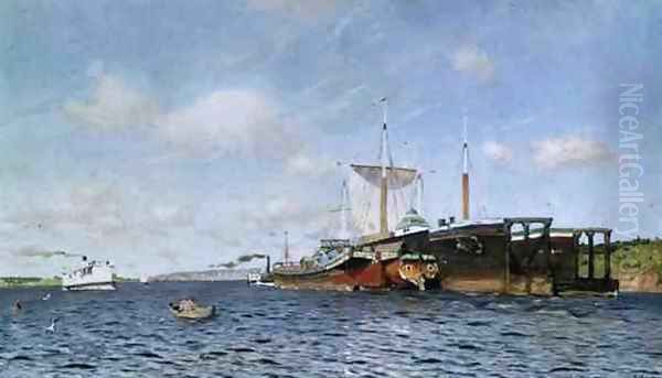 Fresh Wind on the Volga, 1895 Oil Painting by Isaak Ilyich Levitan