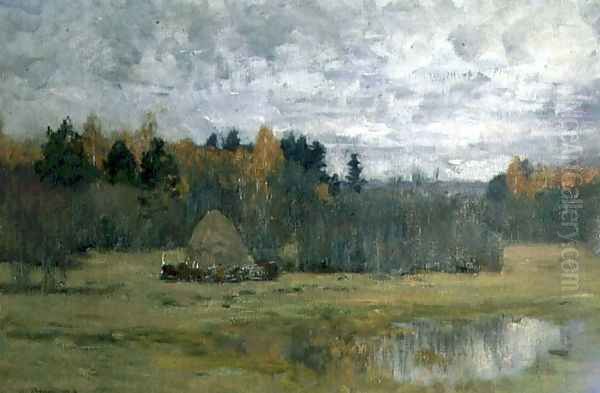 Late Autumn, 1894-98 Oil Painting by Isaak Ilyich Levitan