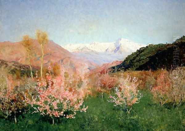 Spring in Italy, 1890 Oil Painting by Isaak Ilyich Levitan