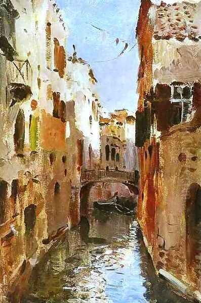 Canal in Venice Sketch 1890 Oil Painting by Isaak Ilyich Levitan