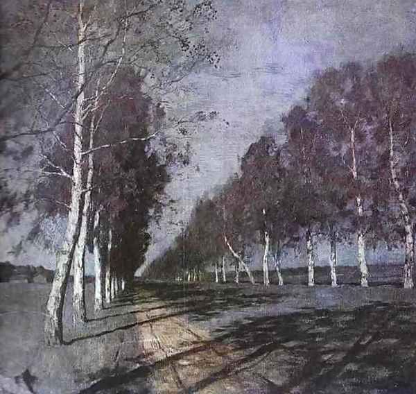 Moonlit Night 1897 Oil Painting by Isaak Ilyich Levitan