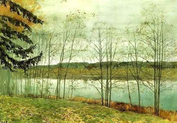 Autumn 1891 1899 Oil Painting by Isaak Ilyich Levitan