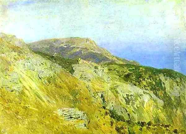 Corniche Southern France Sketch Oil Painting by Isaak Ilyich Levitan