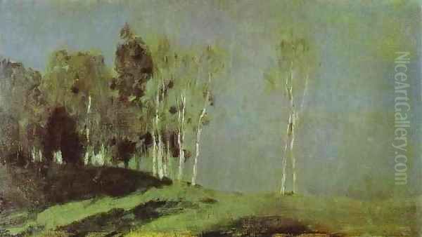 Moonlit Night 1899 Oil Painting by Isaak Ilyich Levitan