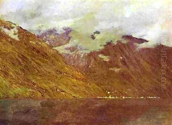 Lake Como 1894 Oil Painting by Isaak Ilyich Levitan