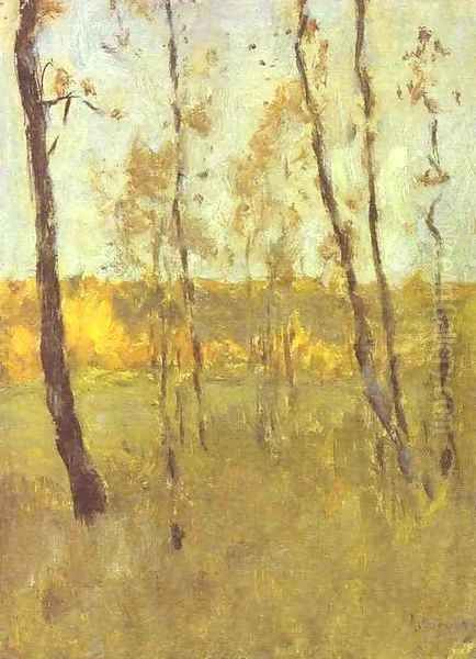 Autumn Study 1895 1899 Oil Painting by Isaak Ilyich Levitan