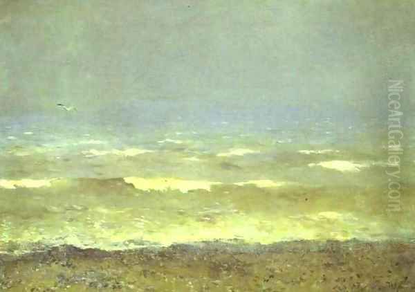 Mediterranean Seacoast 1890 Oil Painting by Isaak Ilyich Levitan