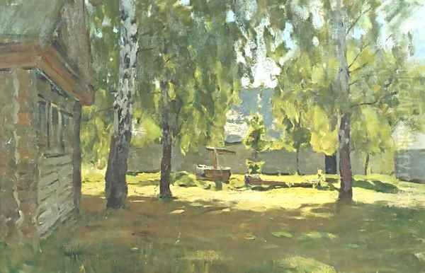 Sunny day 1898 Oil Painting by Isaak Ilyich Levitan