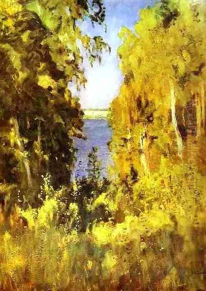 The Gully 1898 Oil Painting by Isaak Ilyich Levitan