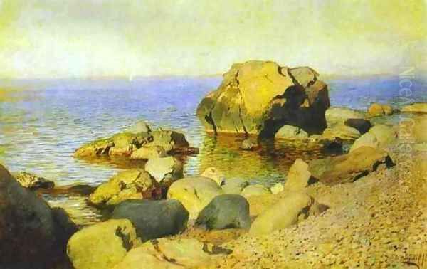 Seashore The Crimea 1886 Oil Painting by Isaak Ilyich Levitan