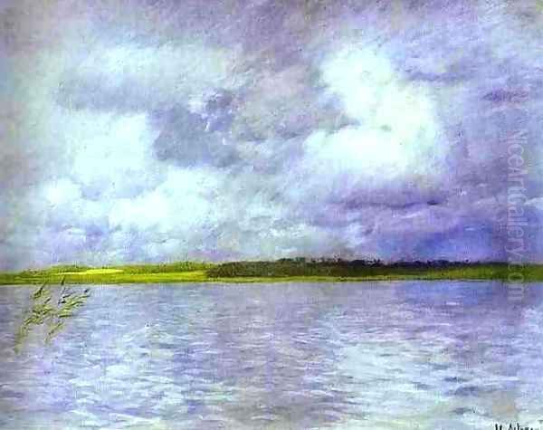 Cloudy Day 1895 Oil Painting by Isaak Ilyich Levitan