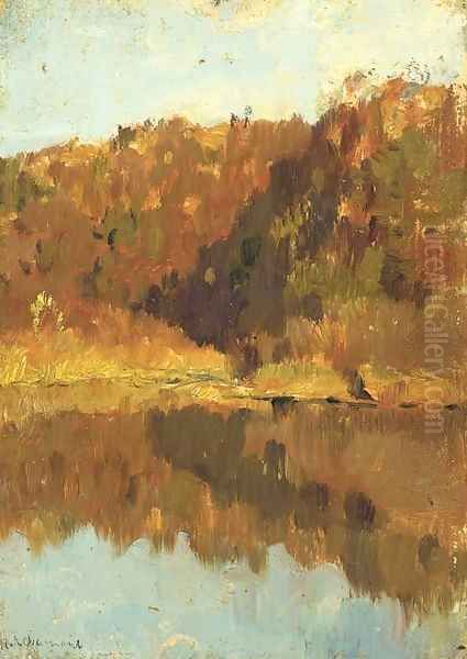 Golden autumn Oil Painting by Isaak Ilyich Levitan