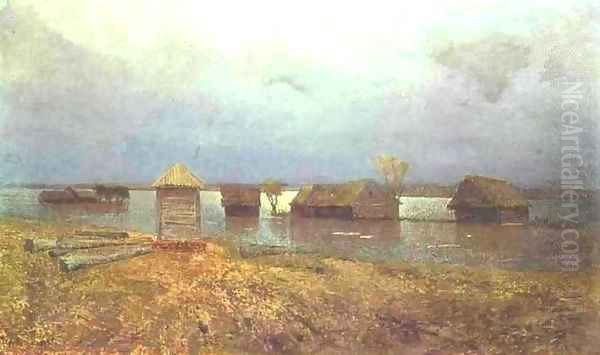 High Waters 1885 Oil Painting by Isaak Ilyich Levitan