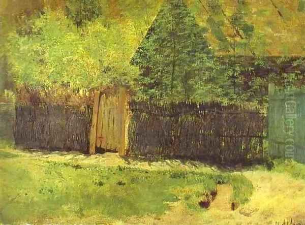 The First Green May Study 1883 Oil Painting by Isaak Ilyich Levitan