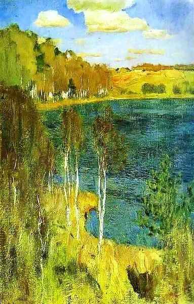 The Lake 1898 Oil Painting by Isaak Ilyich Levitan