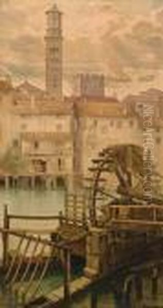 Verona Oil Painting by Antonio Maria de Reyna