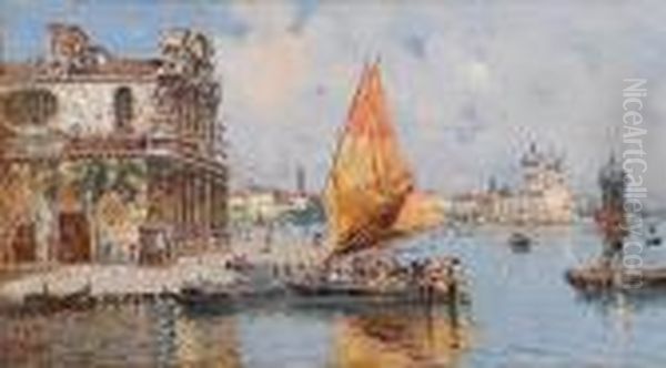 Venice Oil Painting by Antonio Maria de Reyna