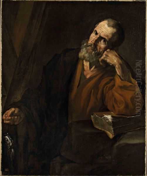 Saint Andrew Oil Painting by Jusepe de Ribera