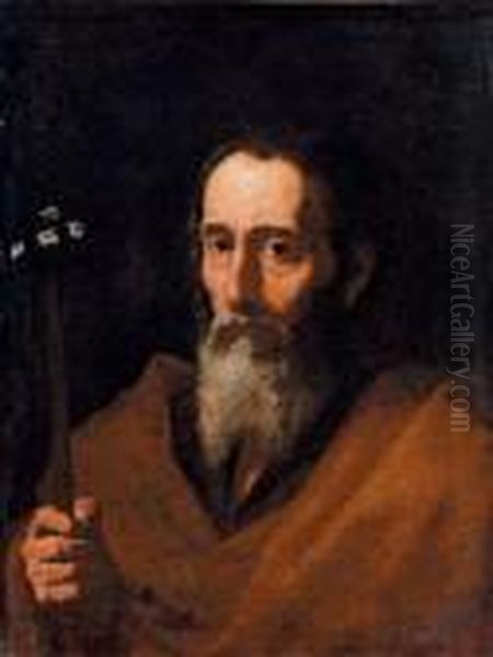 Saint Joseph Oil Painting by Jusepe de Ribera