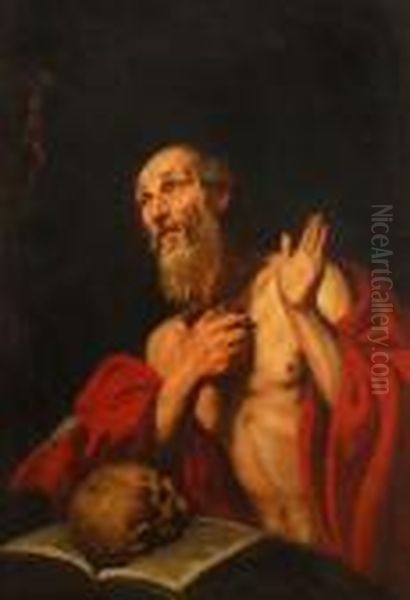 The Penitent Saintjerome Oil Painting by Jusepe de Ribera