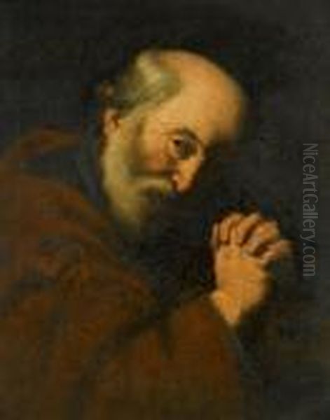 St. Peter Oil Painting by Jusepe de Ribera