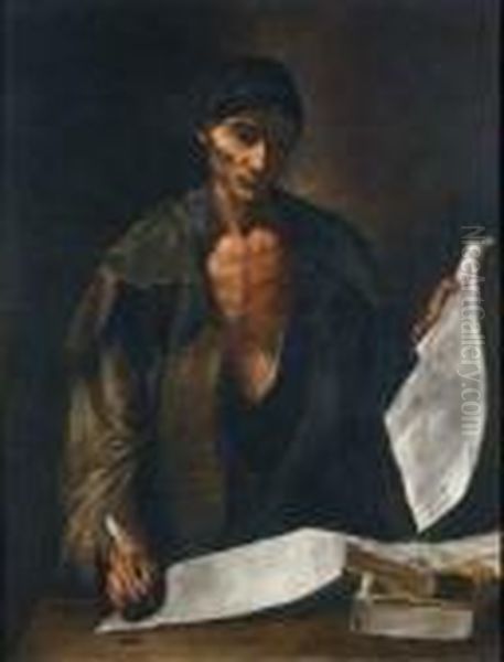 Filosofi Oil Painting by Jusepe de Ribera