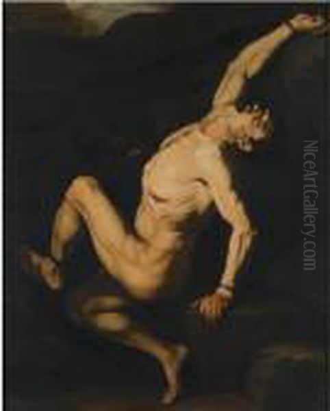 Prometheus Oil Painting by Jusepe de Ribera