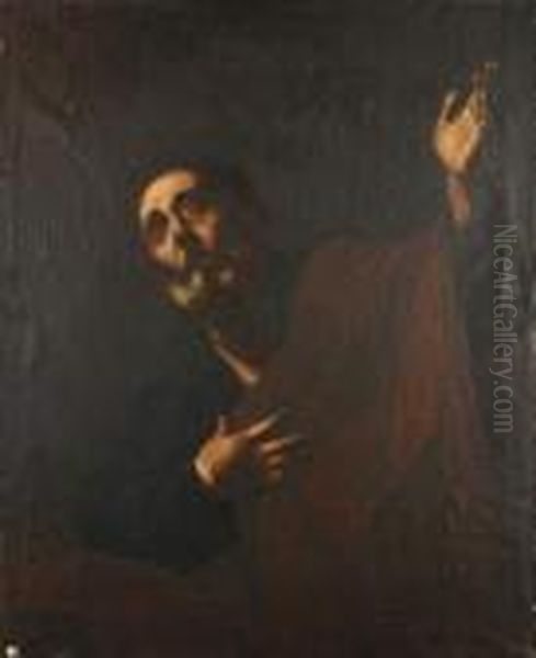 Saint Oil Painting by Jusepe de Ribera