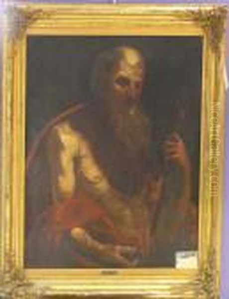 Portratt Av En Man. Oil Painting by Jusepe de Ribera