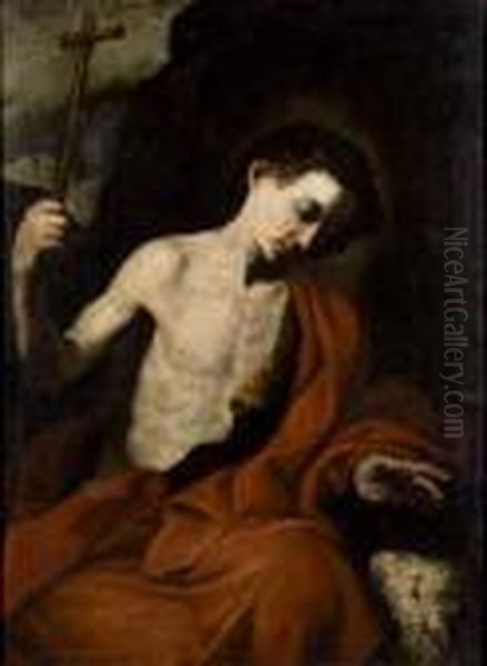 San Giovanni Battista Oil Painting by Jusepe de Ribera