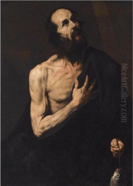 Saint Andrew Oil Painting by Jusepe de Ribera