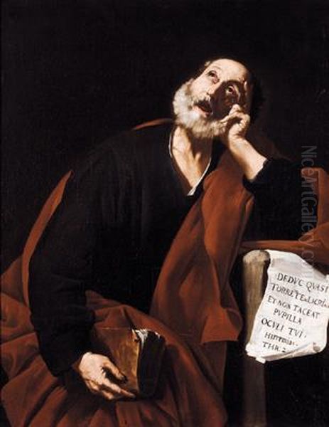 Bottega San Pietro Oil Painting by Jusepe de Ribera