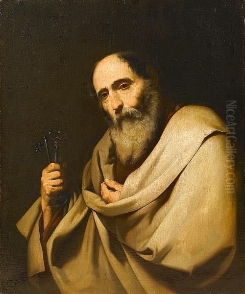 Saint Peter Oil Painting by Jusepe de Ribera