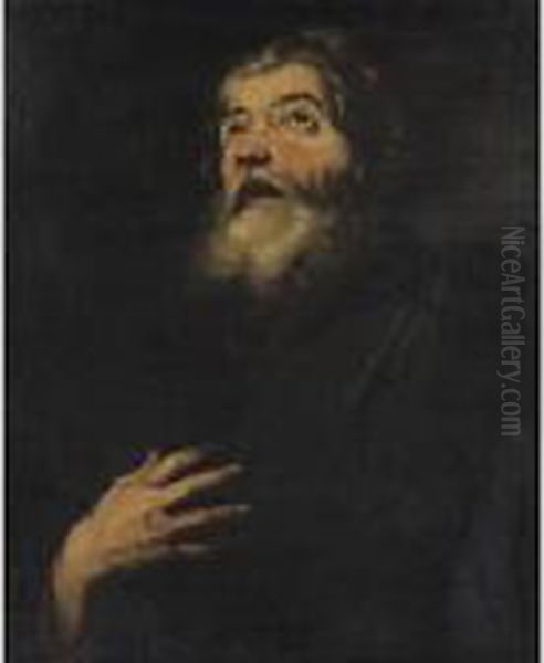 Property From A Private Collection, New York
 

 
 
 

 
 Saint Andrew Oil Painting by Jusepe de Ribera