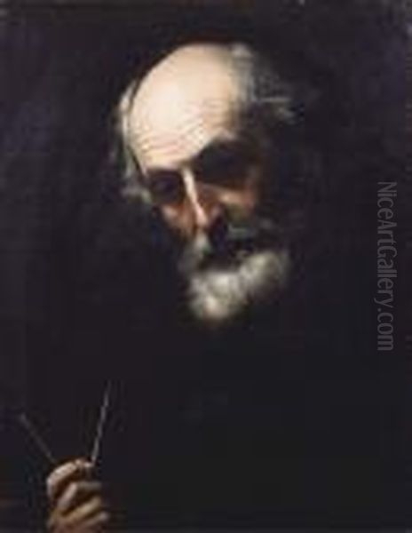 Filosofo Oil Painting by Jusepe de Ribera