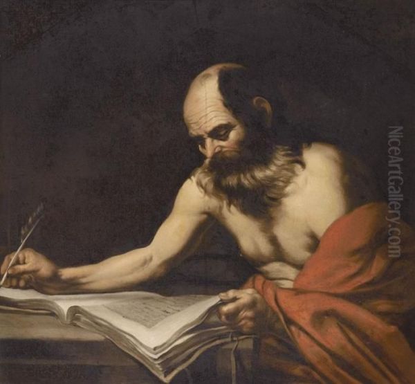 Saint Jerome Oil Painting by Jusepe de Ribera