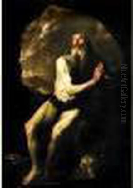 Saint Onophrius Oil Painting by Jusepe de Ribera