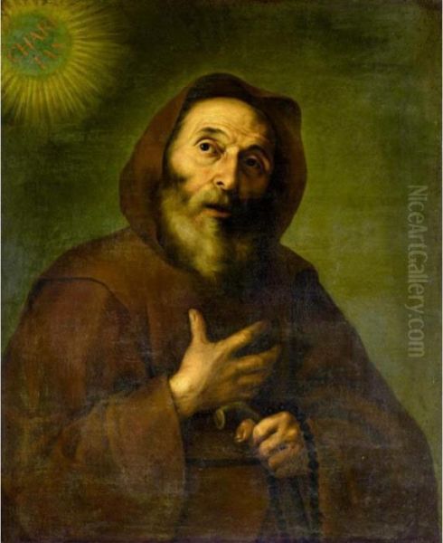 Saint Francesco Di Paola Oil Painting by Jusepe de Ribera