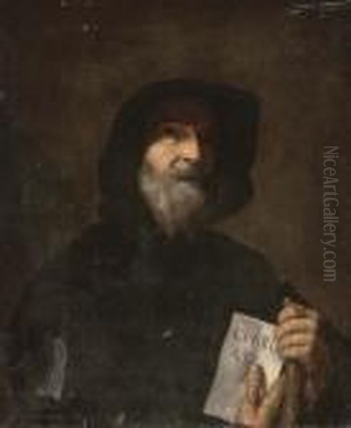 Saint Francesco Of Paola Oil Painting by Jusepe de Ribera