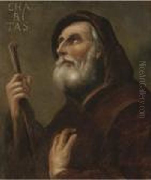 Saint Francis Of Paola Oil Painting by Jusepe de Ribera