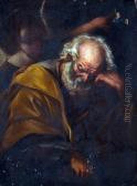 St. Joseph's Dream Oil Painting by Jusepe de Ribera