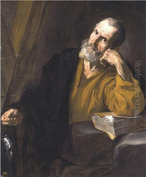 Saint Andrew Oil Painting by Jusepe de Ribera