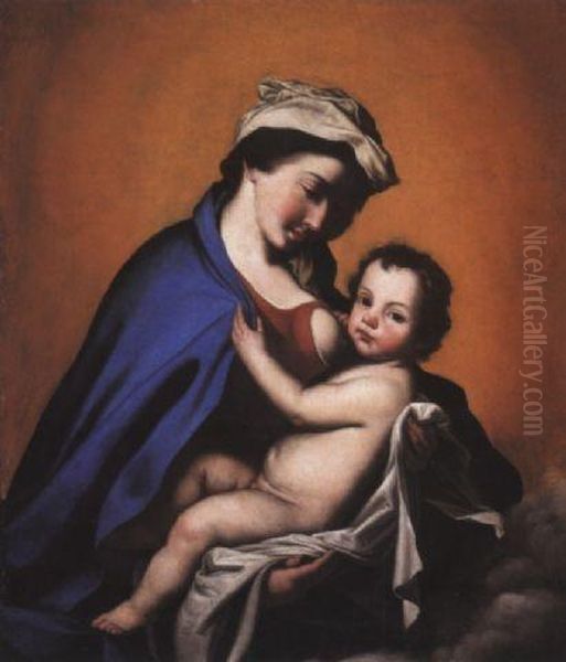 Madonna Col Bambino by Jusepe de Ribera