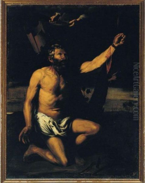 San Bartolomeo Oil Painting by Jusepe de Ribera