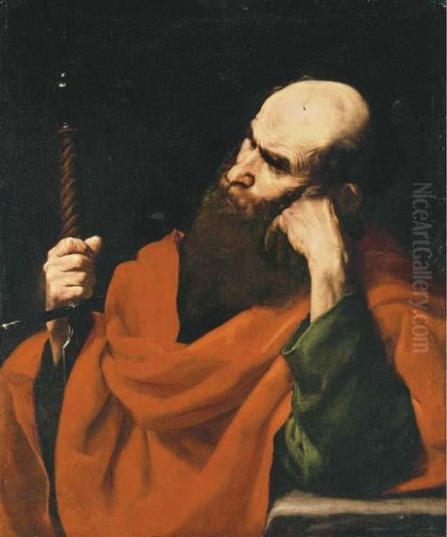 Saint Paul Oil Painting by Jusepe de Ribera