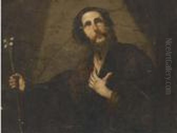 Saint Joseph And His Flowering Rod Oil Painting by Jusepe de Ribera