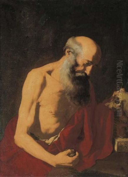 Saint Jerome Oil Painting by Jusepe de Ribera