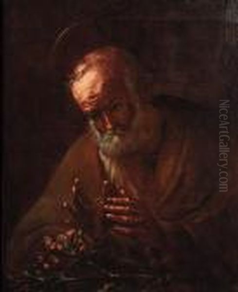 Saint Peter Oil Painting by Jusepe de Ribera