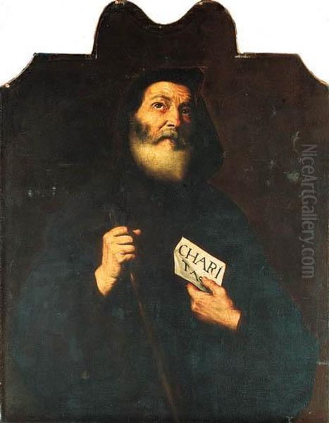 Saint Francis Of Paola Oil Painting by Jusepe de Ribera