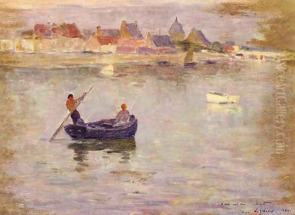 Boat Ride Oil Painting by Henri Eugene Augustin Le Sidaner